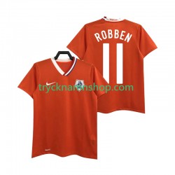Nederländerna ROBBEN 11 2008 Tröja Retro 1:a Matchställ Män Kortärmad