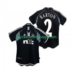 Newcastle United BARTON 2 2000 2001 Tröja Retro 2:a Matchställ Män Kortärmad