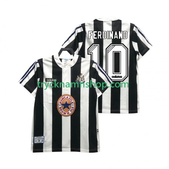 Newcastle United FERDINANE 10 1995 1997 Tröja Retro 1:a Matchställ Män Kortärmad