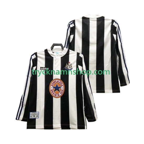 Newcastle United 1995 1997 Tröja Retro 1:a Matchställ Män Långärmad