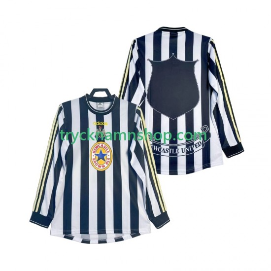 Newcastle United 1997 1999 Tröja Retro 1:a Matchställ Män Långärmad