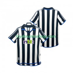 Newcastle United 2000 2001 Tröja Retro 1:a Matchställ Män Kortärmad