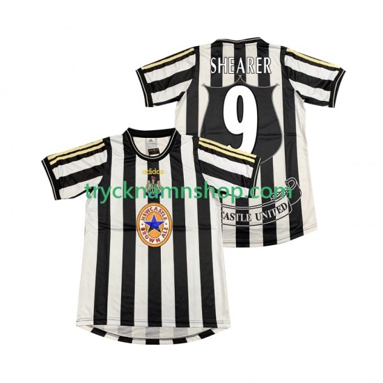 Newcastle United SHEARER 9 1997 1999 Tröja Retro 1:a Matchställ Män Kortärmad