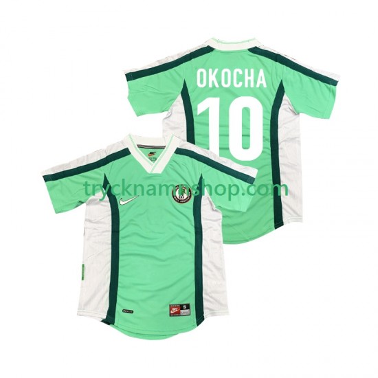 Nigeria OKOCHA 10 1998 Tröja Retro 1:a Matchställ Män Kortärmad
