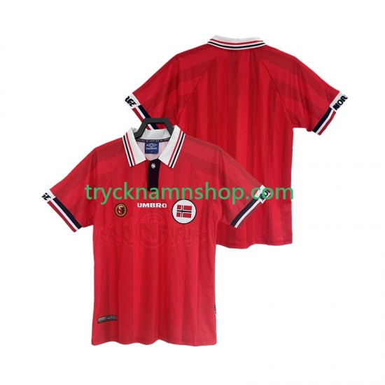 Norge 1998 Tröja Retro 1:a Matchställ Män Kortärmad