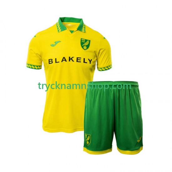 Norwich City 2025-2026 Tröja 1:a Matchställ Barn Kortärmad