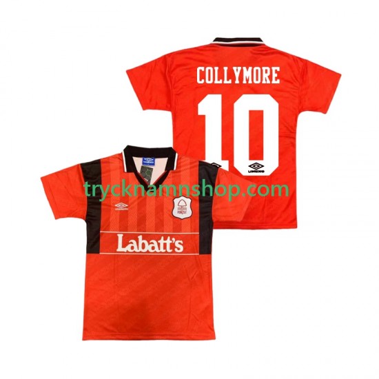 Nottingham Forest COLLYMORE 10 1994 1995 Tröja Retro 1:a Matchställ Män Kortärmad