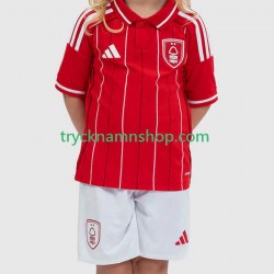 Nottingham Forest 2025-2026 Tröja 1:a Matchställ Barn Kortärmad