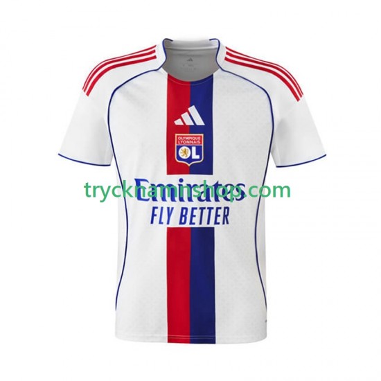 Olympique Lyonnais 2025-2026 Tröja 1:a Matchställ Män Kortärmad