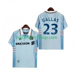 Olympique de Marseille Gallas 23 1998 1999 Tröja Retro 2:a Matchställ Män Kortärmad