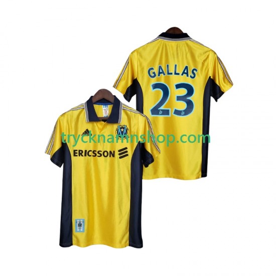 Olympique de Marseille Gallas 23 1998 1999 Tröja Retro 3:e Matchställ Män Kortärmad