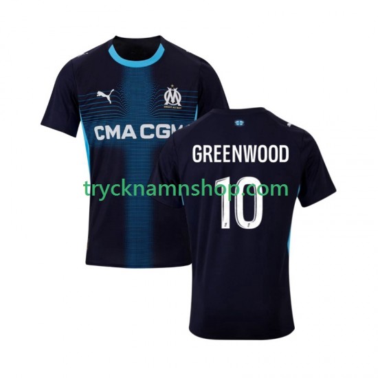 Olympique de Marseille Mason Greenwood 10 2025-2026 Tröja 2:a Matchställ Män Kortärmad