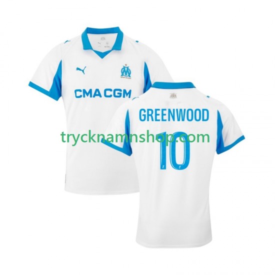 Olympique de Marseille Mason Greenwood 10 2025-2026 Tröja 1:a Matchställ Män Kortärmad