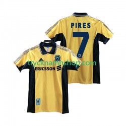 Olympique de Marseille PIRES 7 1998 1999 Tröja Retro 3:e Matchställ Män Kortärmad