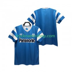 Olympique de Marseille 1990 Tröja Retro 2:a Matchställ Män Kortärmad