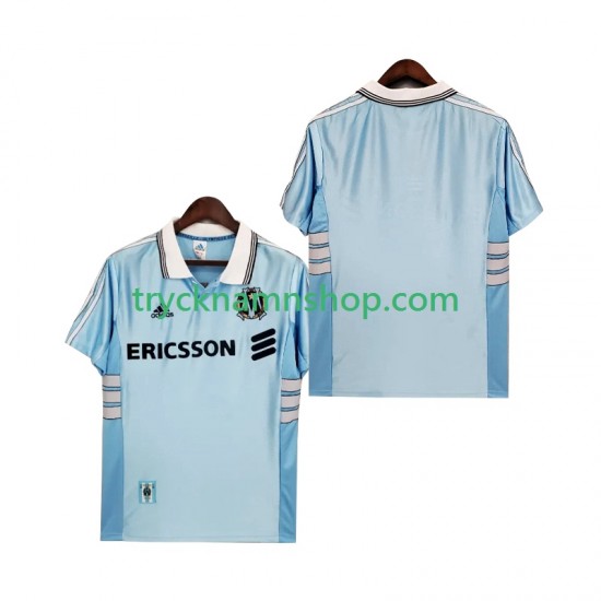 Olympique de Marseille 1998 1999 Tröja Retro 2:a Matchställ Män Kortärmad