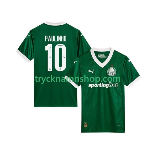 Palmeiras Paulinho 10 2025-2026 Tröja 1:a Matchställ Män Kortärmad