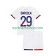 Paris Saint-Germain Bradley Barcola 29 2025-2026 Tröja 2:a Matchställ Barn Kortärmad