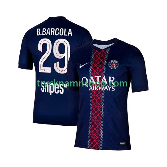 Paris Saint-Germain Bradley Barcola 29 2025-2026 Tröja 1:a Matchställ Män Kortärmad