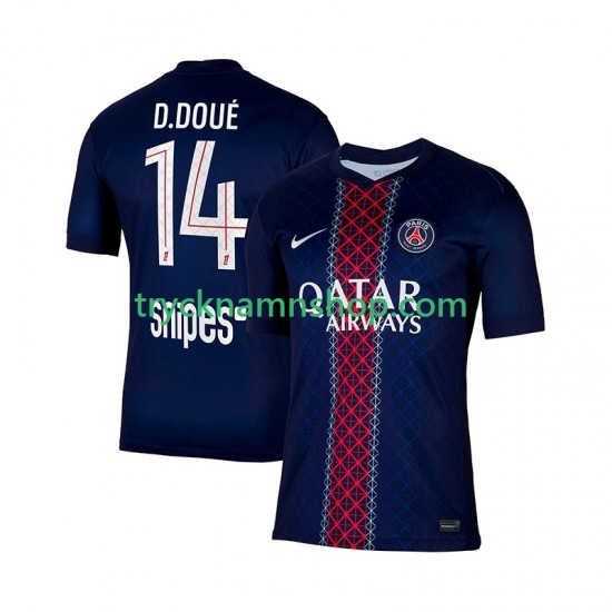 Paris Saint-Germain Desire Doue 14 2025-2026 Tröja 1:a Matchställ Män Kortärmad