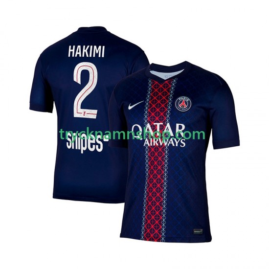 Paris Saint-Germain Hakimi 2 2025-2026 Tröja 1:a Matchställ Män Kortärmad