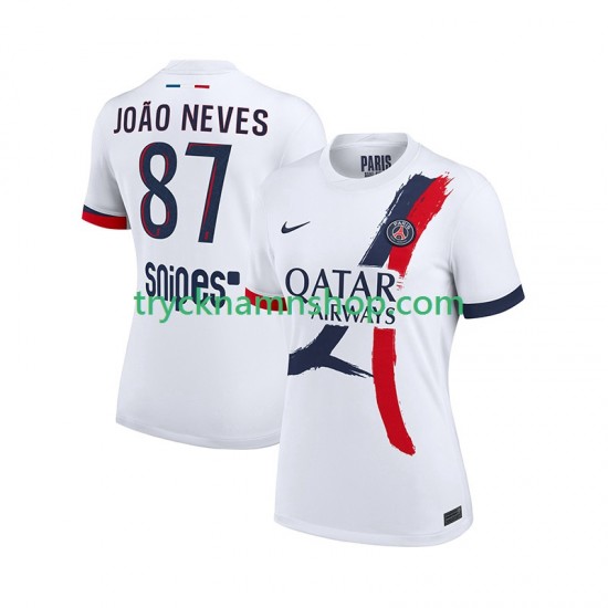 Paris Saint-Germain Joao Neves 87 2025-2026 Tröja 2:a Matchställ Män Kortärmad