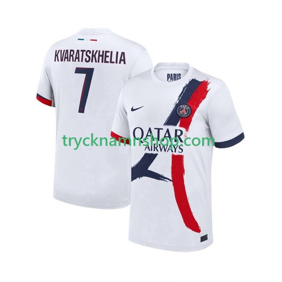 Paris Saint-Germain Khvicha Kvaratskhelia 7 2025-2026 Tröja 2:a Matchställ Män Kortärmad