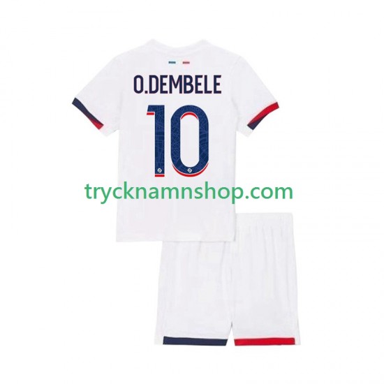 Paris Saint-Germain Ousmane Dembele 10 2025-2026 Tröja 2:a Matchställ Barn Kortärmad