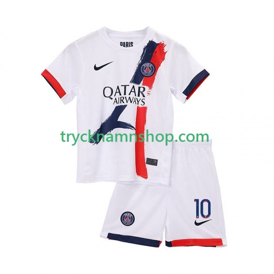 Paris Saint-Germain Ousmane Dembele 10 2025-2026 Tröja 2:a Matchställ Barn Kortärmad