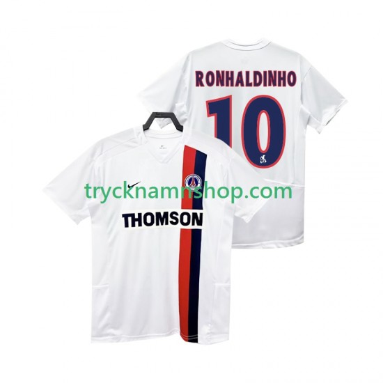 Paris Saint-Germain RONHALDINHO 10 2002 2003 Tröja Retro 2:a Matchställ Män Kortärmad