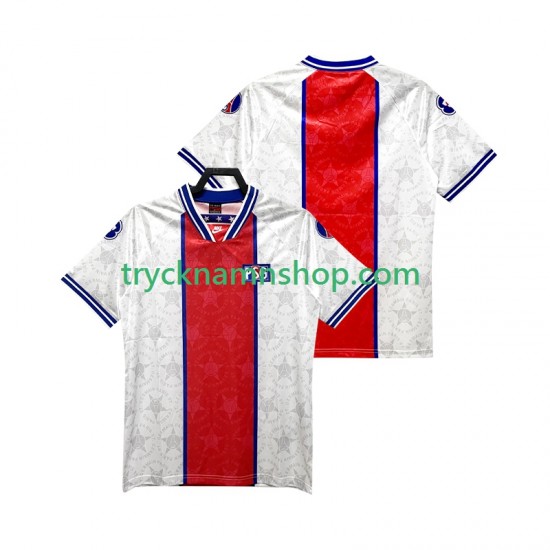 Paris Saint-Germain 1994 1995 Tröja Retro 2:a Matchställ Män Kortärmad