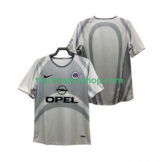 Paris Saint-Germain 2001 2002 Tröja Retro 2:a Matchställ Män Kortärmad