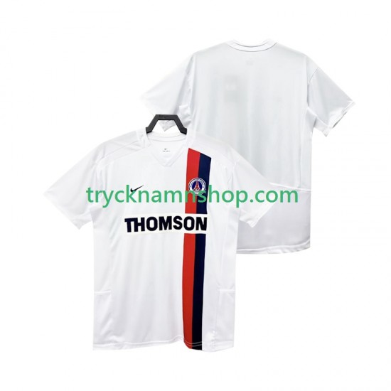 Paris Saint-Germain 2002 2003 Tröja Retro 2:a Matchställ Män Kortärmad