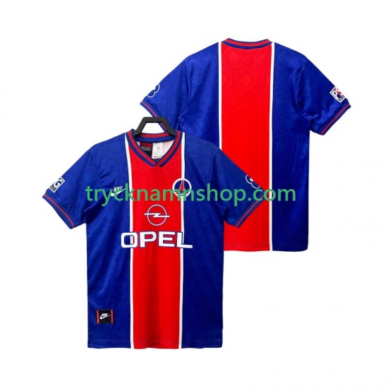Paris Saint-Germain 1995 1996 Tröja Retro 1:a Matchställ Män Kortärmad