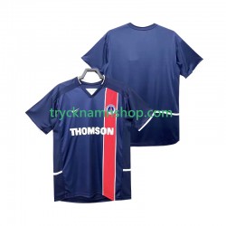 Paris Saint-Germain 2002 2003 Tröja Retro 1:a Matchställ Män Kortärmad