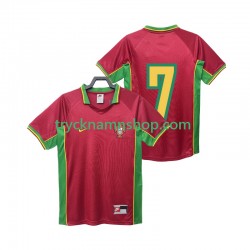 Portugal 7 1998 Tröja Retro 1:a Matchställ Män Kortärmad