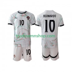 Portugal Bernardo Silva 10 2025-2026 Tröja 2:a Matchställ Barn Kortärmad