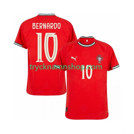 Portugal Bernardo Silva 10 2025-2026 Tröja 1:a Matchställ Män Kortärmad