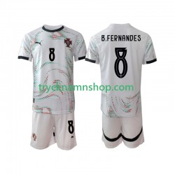 Portugal Bruno Fernandes 8 2025-2026 Tröja 2:a Matchställ Barn Kortärmad