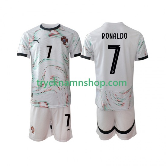 Portugal Cristiano Ronaldo 7 2025 Tröja 2:a Matchställ Barn Kortärmad
