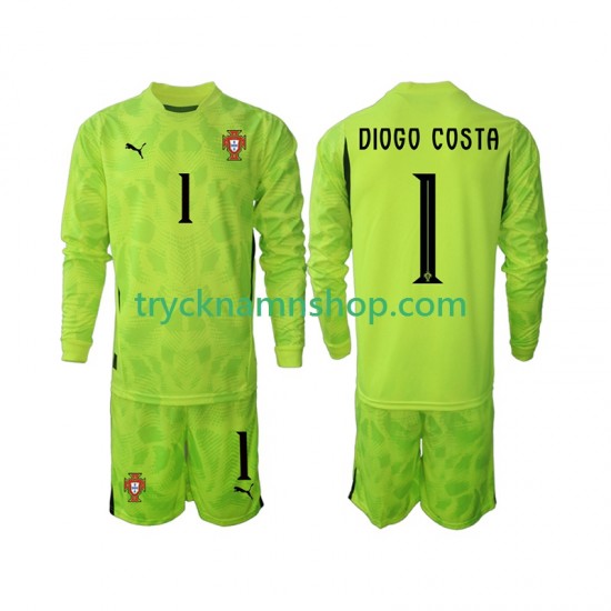 Portugal Målvakt Diogo Costa 1 2025 Tröja 1:a Matchställ Barn Långärmad