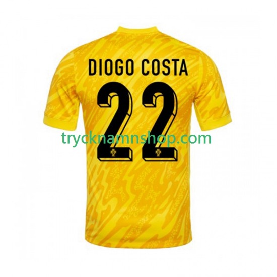Portugal Målvakt Diogo Costa 22 2024 Tröja 1:a Matchställ Män Kortärmad