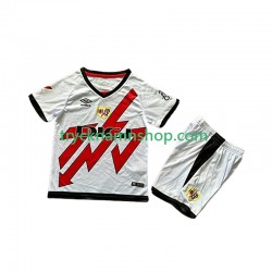 Rayo Vallecano 2024-2025 Tröja 2:a Matchställ Barn Kortärmad