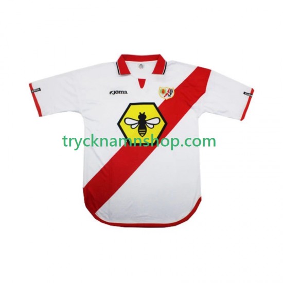 Rayo Vallecano 2000 2001 Tröja Retro 1:a Matchställ Män Kortärmad