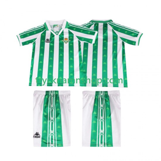 Real Betis 1996 1997 Tröja Retro 1:a Matchställ Barn Kortärmad