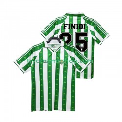 Real Betis FINIDI 25 1996 1997 Tröja Retro 1:a Matchställ Män Kortärmad