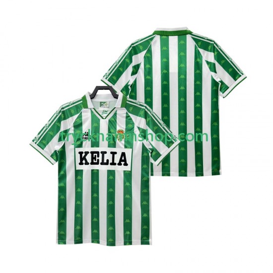 Real Betis 1995 1996 Tröja Retro 1:a Matchställ Män Kortärmad