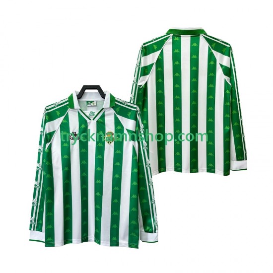 Real Betis 1996 1997 Tröja Retro 1:a Matchställ Män Långärmad