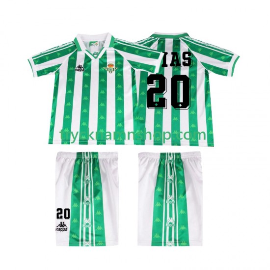 Real Betis Tomas Olias 20 1996 1997 Tröja Retro 1:a Matchställ Barn Kortärmad