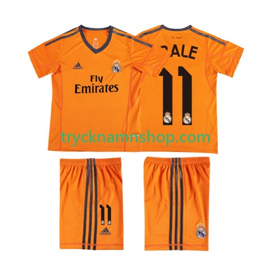 Real Madrid BALE 11 2013 2014 Tröja Retro 3:e Matchställ Barn Kortärmad